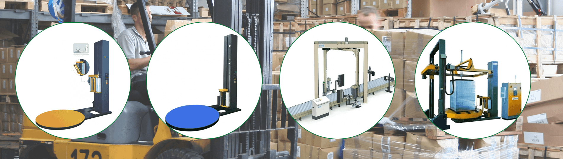 Máy quấn màng pallet